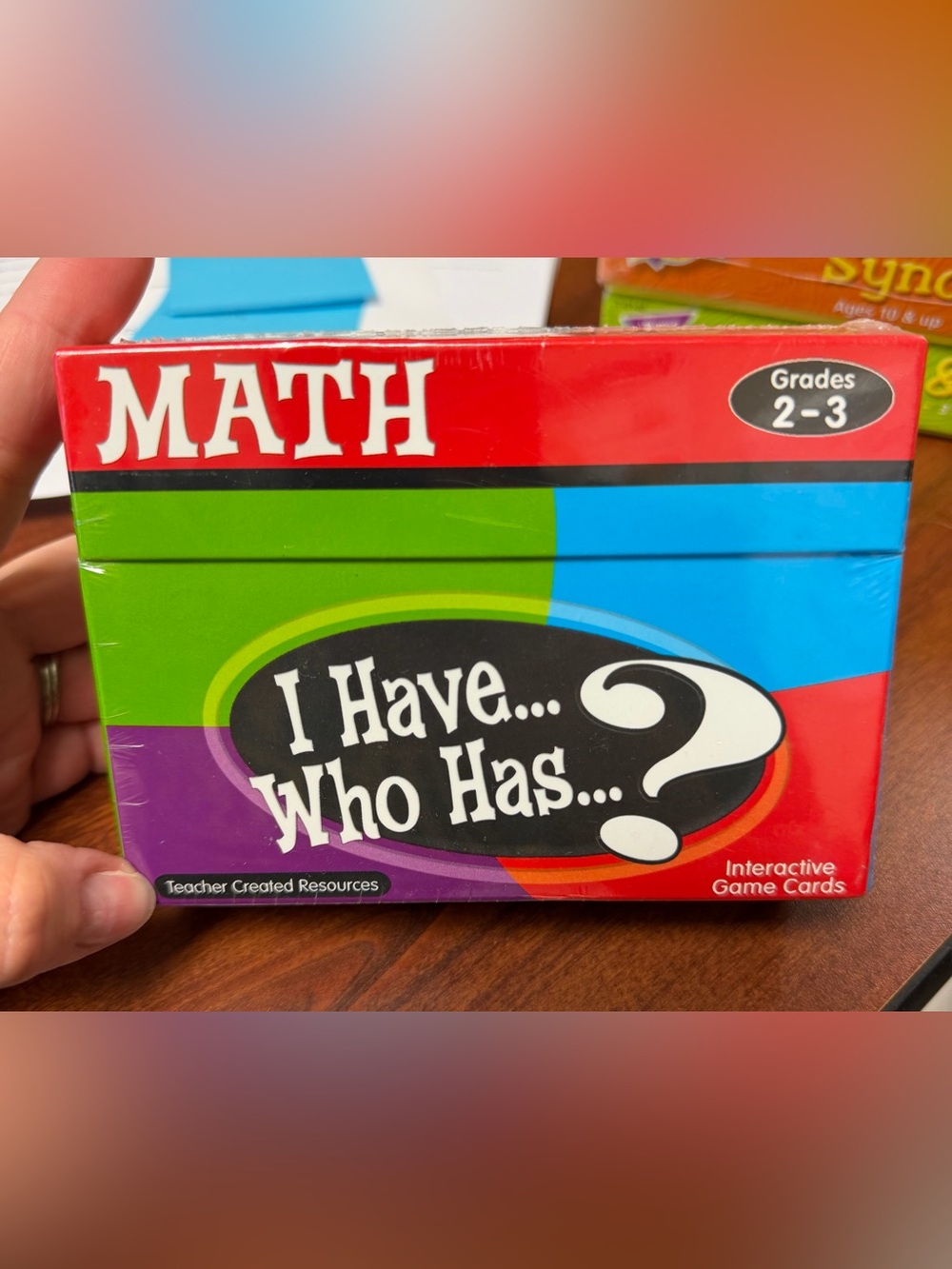 I Have Who Has Math Game Cards Grades 2-3 NEW SEALED Teacher Classroom